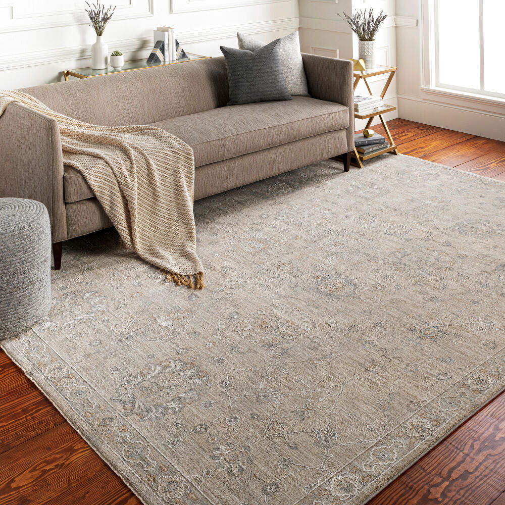 Avant Garde Brown/Light Gray Machine Woven Rug AVT-2307 - roomscene