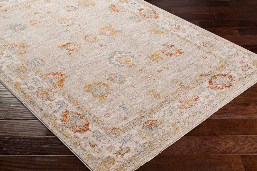 Avant Garde Charcoal/Sage Machine Woven Rug AVT-2310 - corner