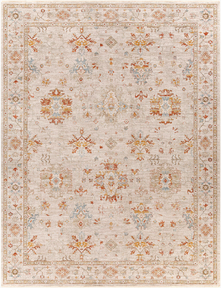 Avant Garde Charcoal/Rust Machine Woven Rug AVT-2311 - 2'7" x 10'