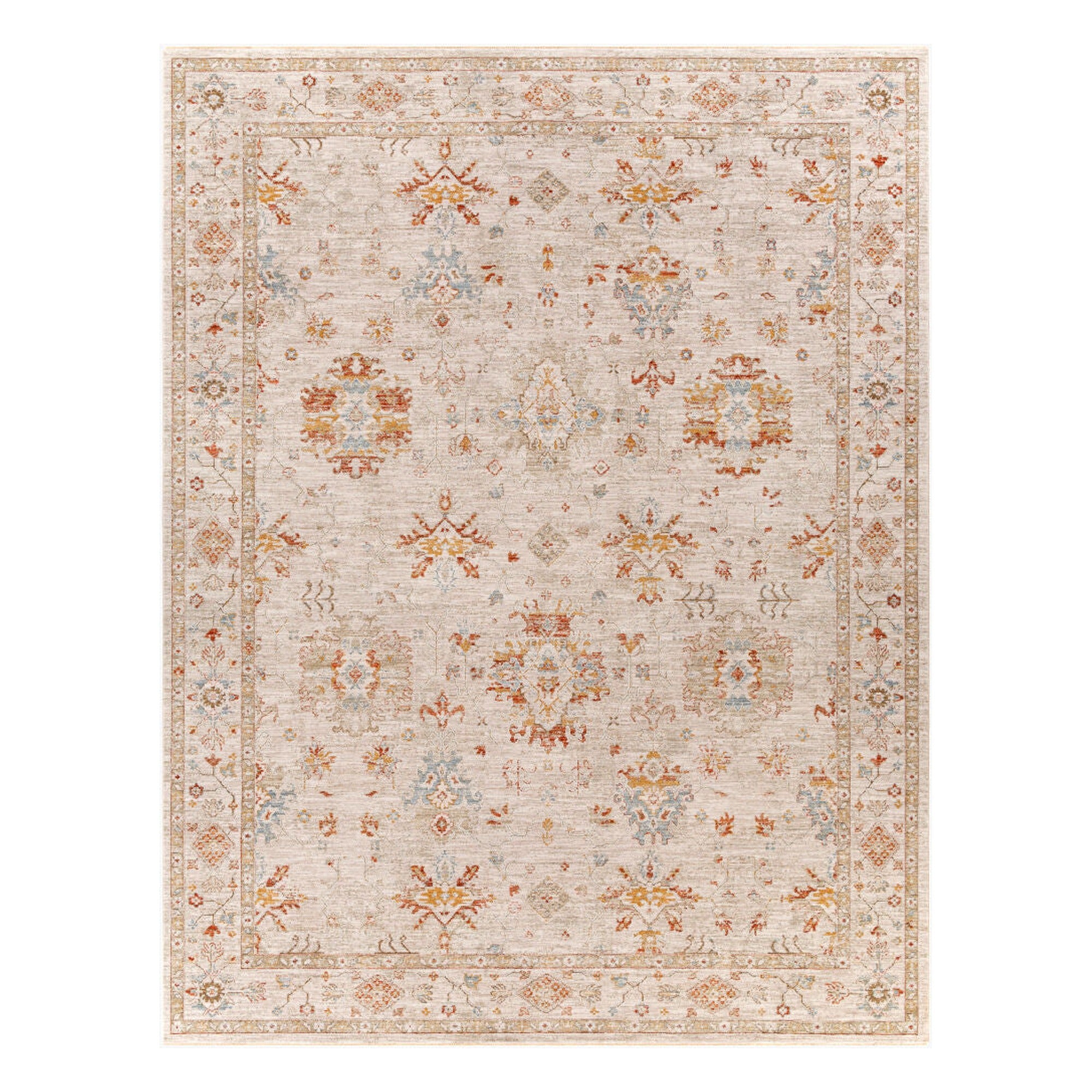 Avant Garde Charcoal/Rust Machine Woven Rug AVT-2311 - 2'7" x 10'