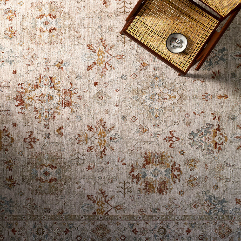 Avant Garde Charcoal/Rust Machine Woven Rug AVT-2311 - styleshot