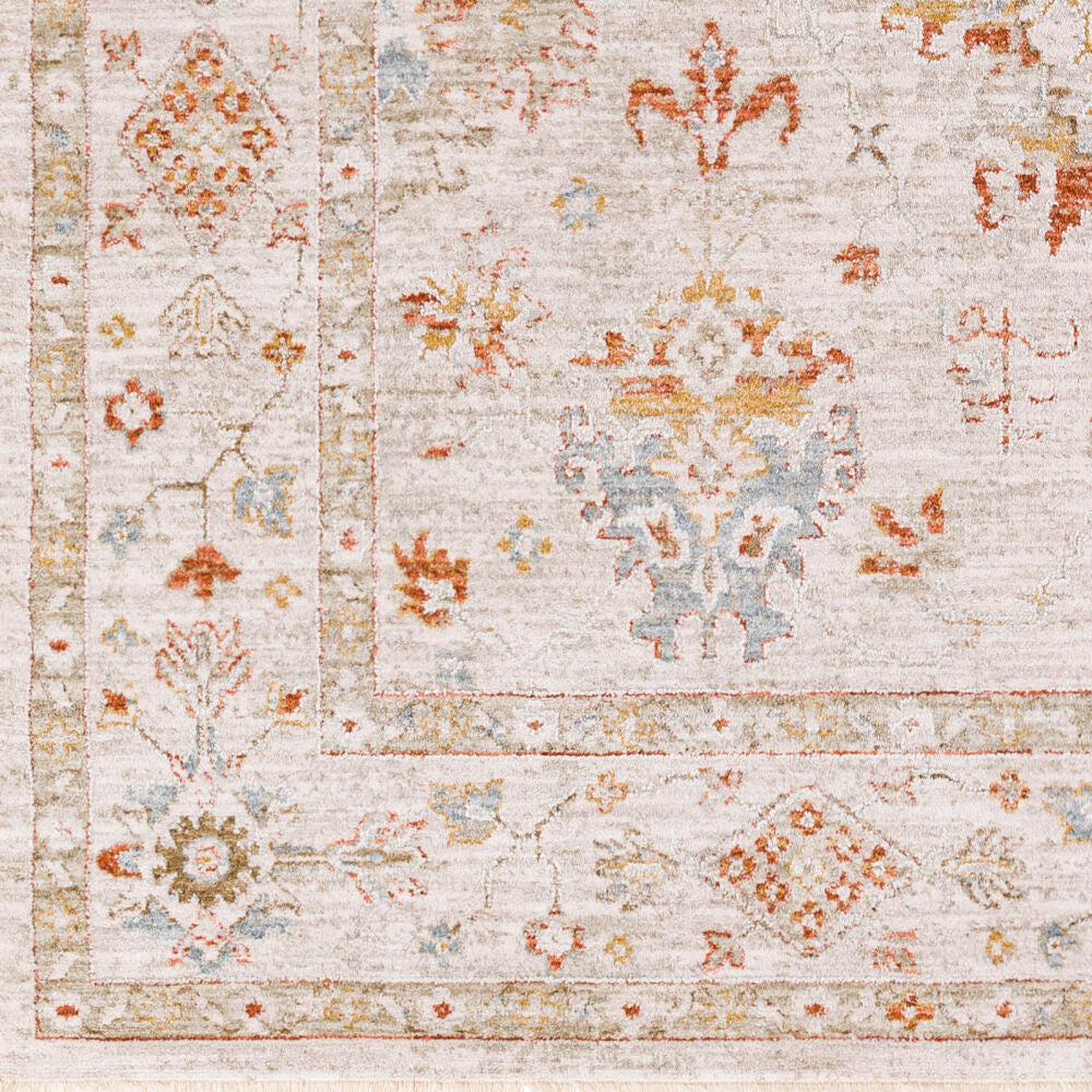 Avant Garde Charcoal/Rust Machine Woven Rug AVT-2311 - swatch