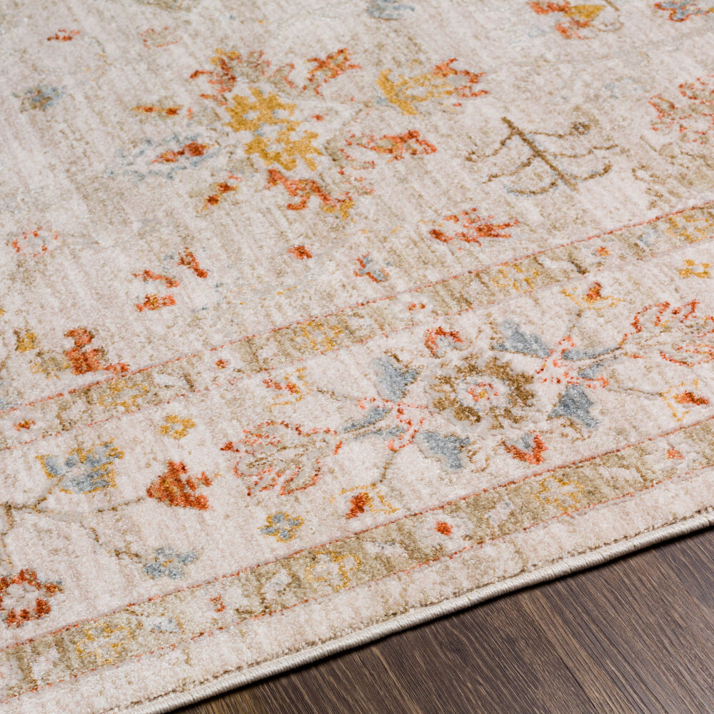Avant Garde Charcoal/Rust Machine Woven Rug AVT-2311 - texture