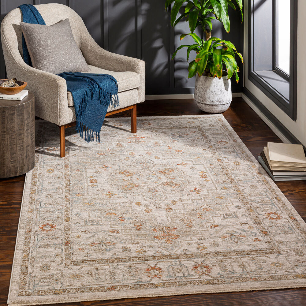 Avant Garde Charcoal/Sage Machine Woven Rug AVT-2313 - roomscene