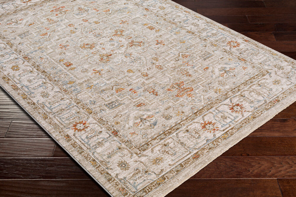 Avant Garde Charcoal/Sage Machine Woven Rug AVT-2314 - corner