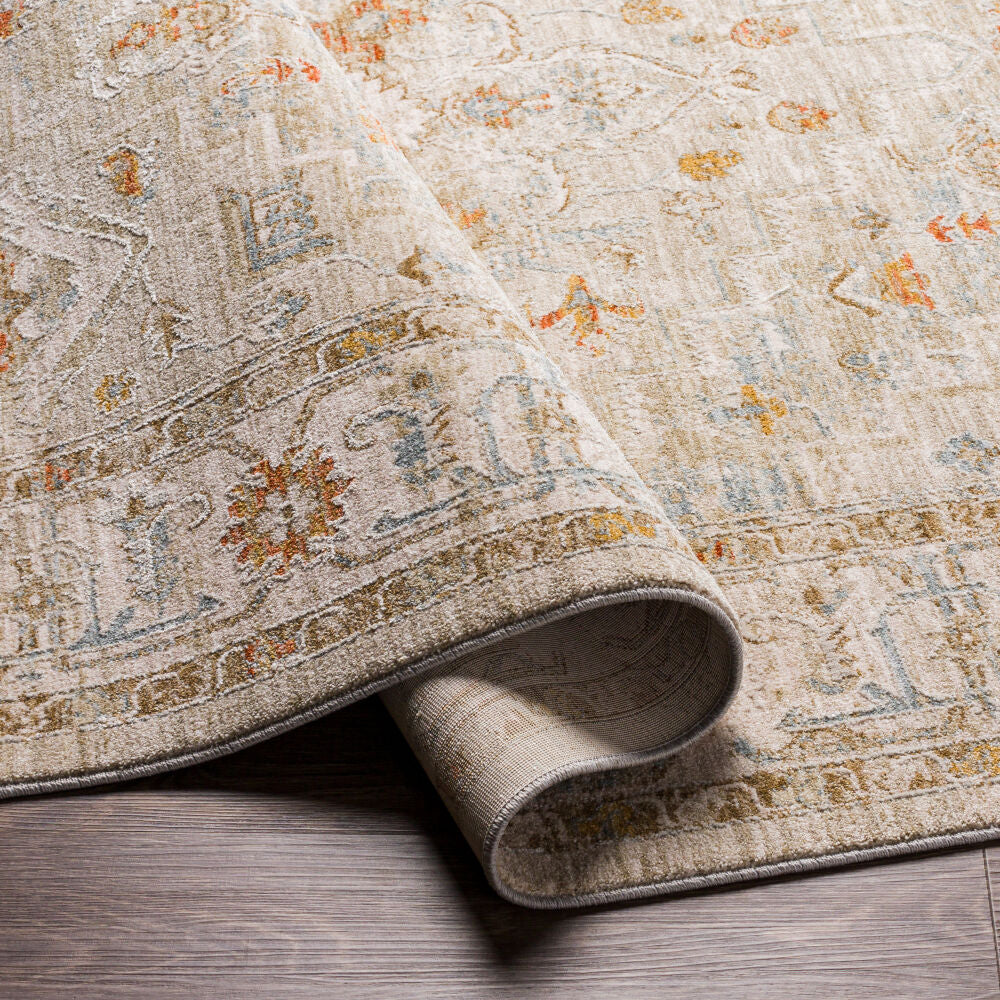 Avant Garde Charcoal/Sage Machine Woven Rug AVT-2314 - fold