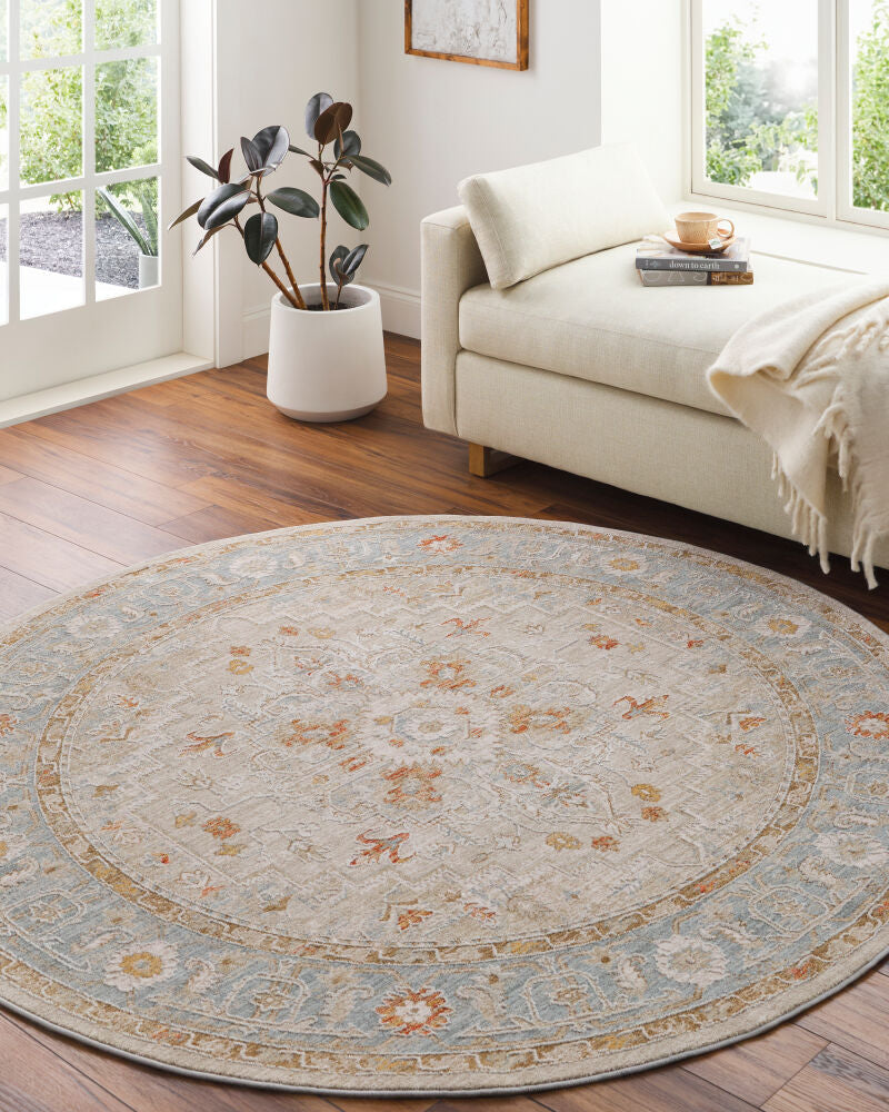 Avant Garde Charcoal/Sage Machine Woven Rug AVT-2316 - roomscene