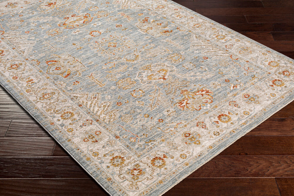 Avant Garde Charcoal/Sage Machine Woven Rug AVT-2318 - corner