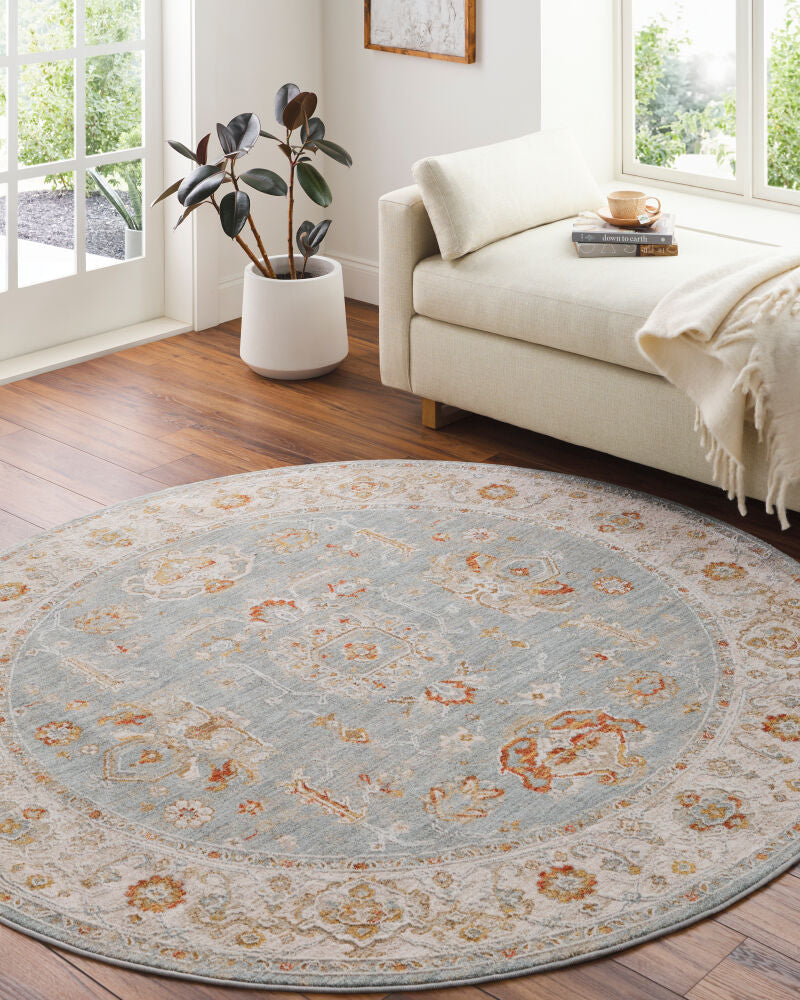Avant Garde Charcoal/Sage Machine Woven Rug AVT-2318 - roomscene