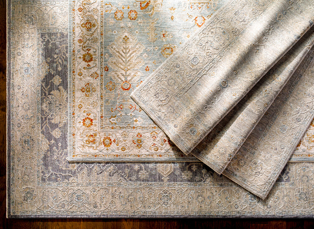 Avant Garde Charcoal/Sage Machine Woven Rug AVT-2319 - styleshot