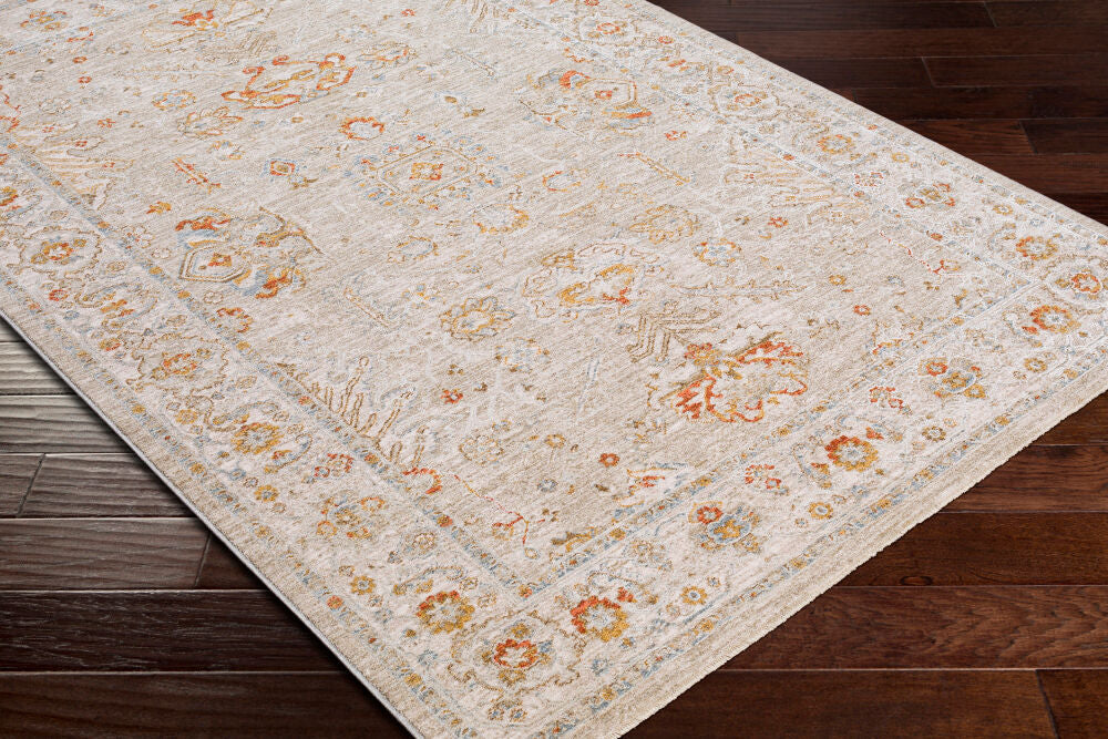 Avant Garde Charcoal/Sage Machine Woven Rug AVT-2319 - corner
