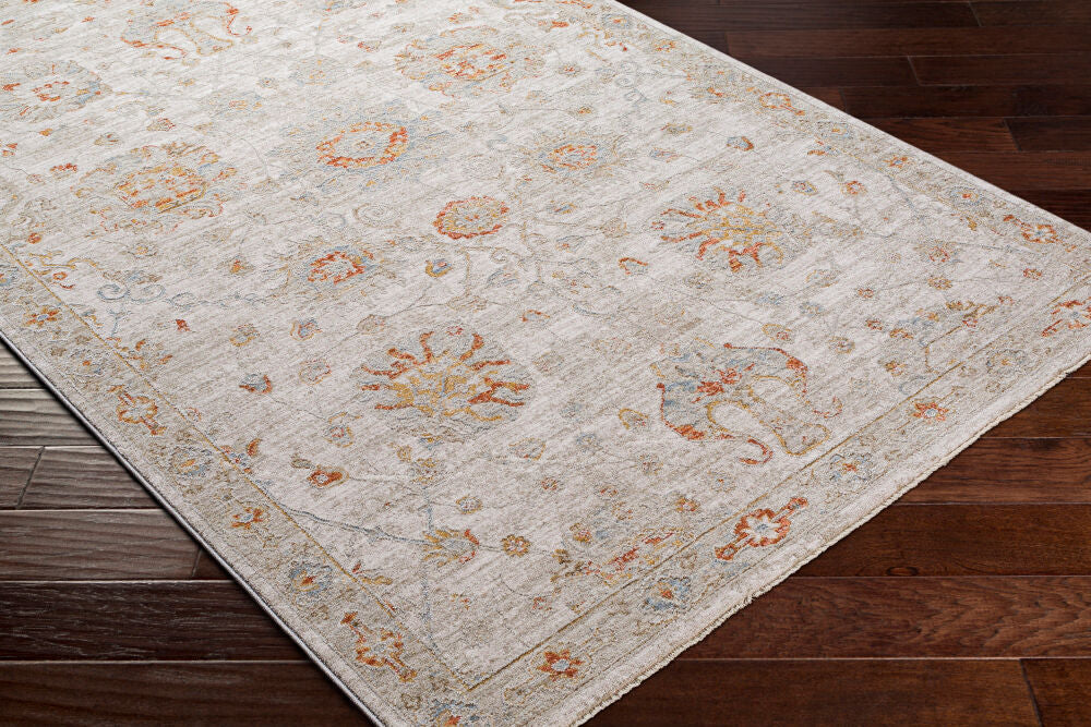 Avant Garde Charcoal/Sage Machine Woven Rug AVT-2323 - corner