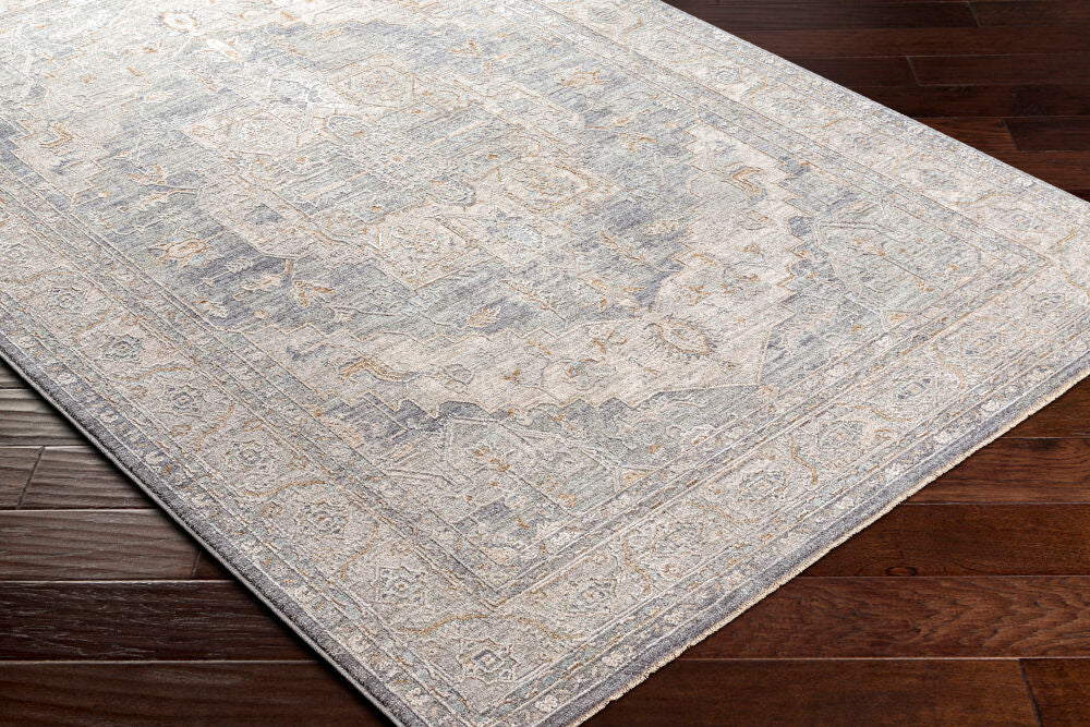 Avant Garde Brown/Light Gray Machine Woven Rug AVT-2337 - corner
