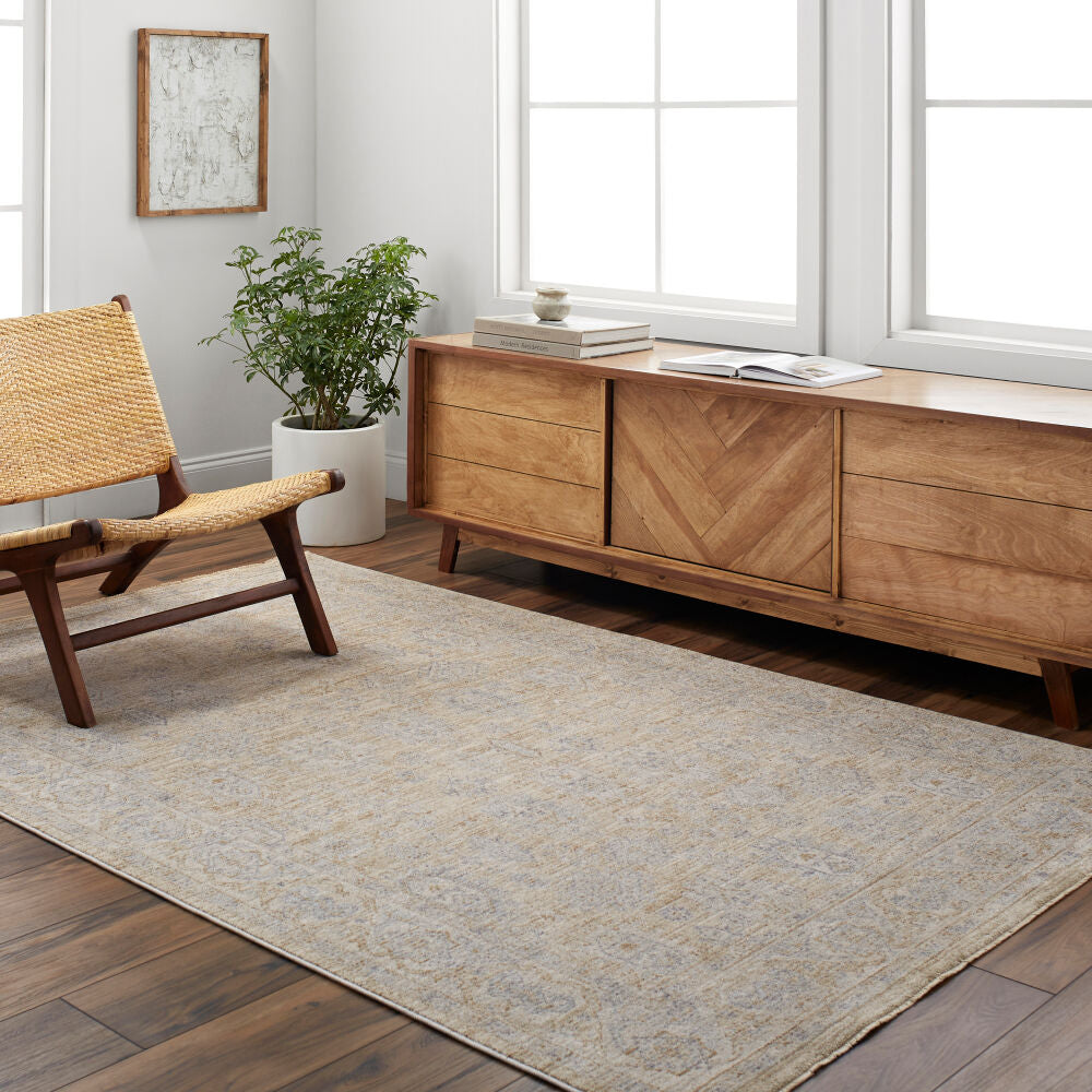 Avant Garde Brown/Medium Gray Machine Woven Rug AVT-2340 - roomscene