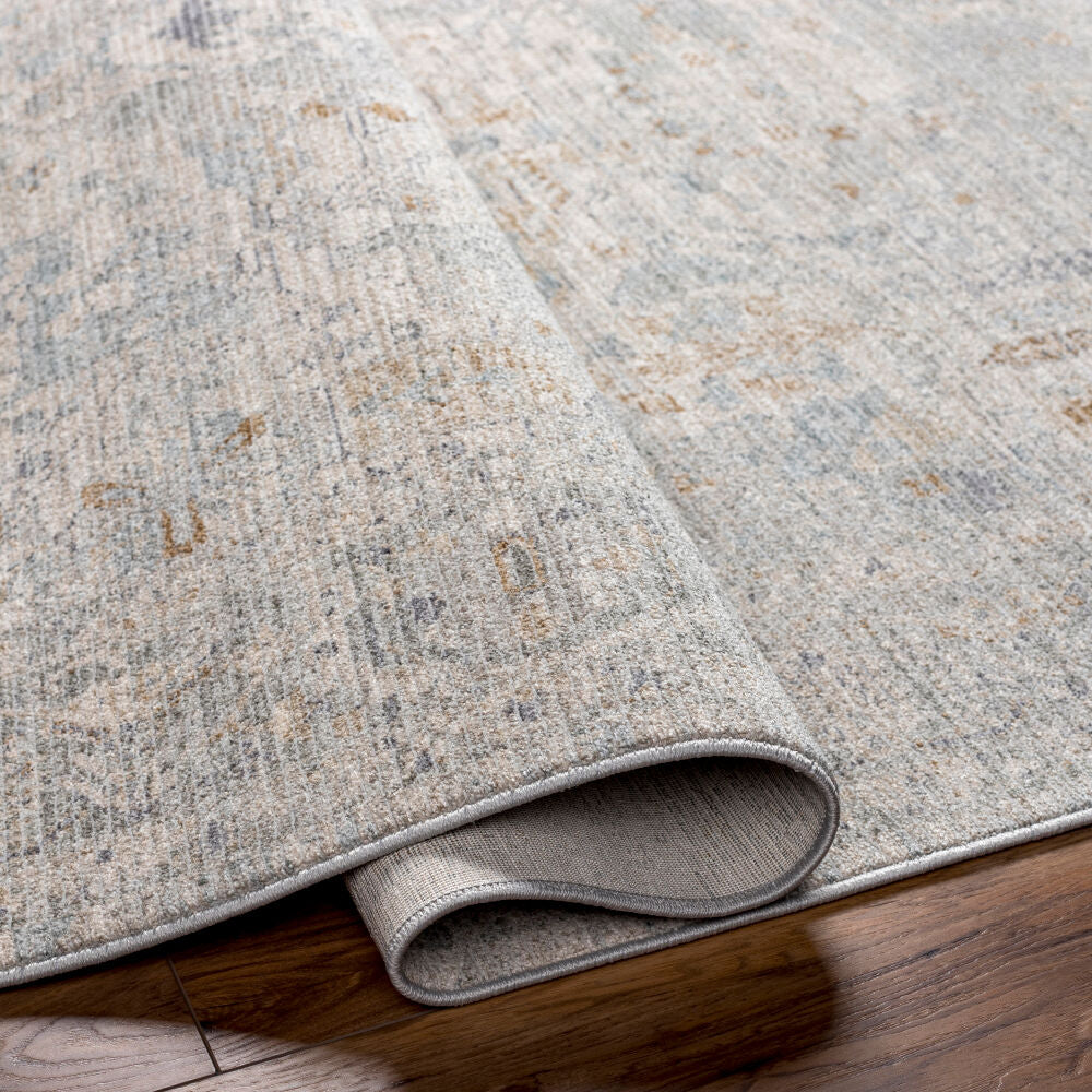 Avant Garde Brown/Medium Gray Machine Woven Rug AVT-2348 - fold