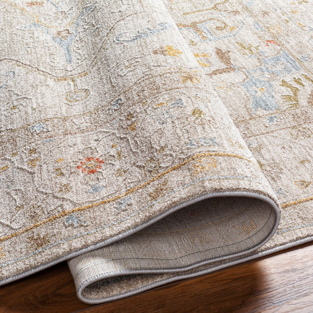 Avant Garde Amber/Taupe Machine Woven Rug AVT-2362 - fold