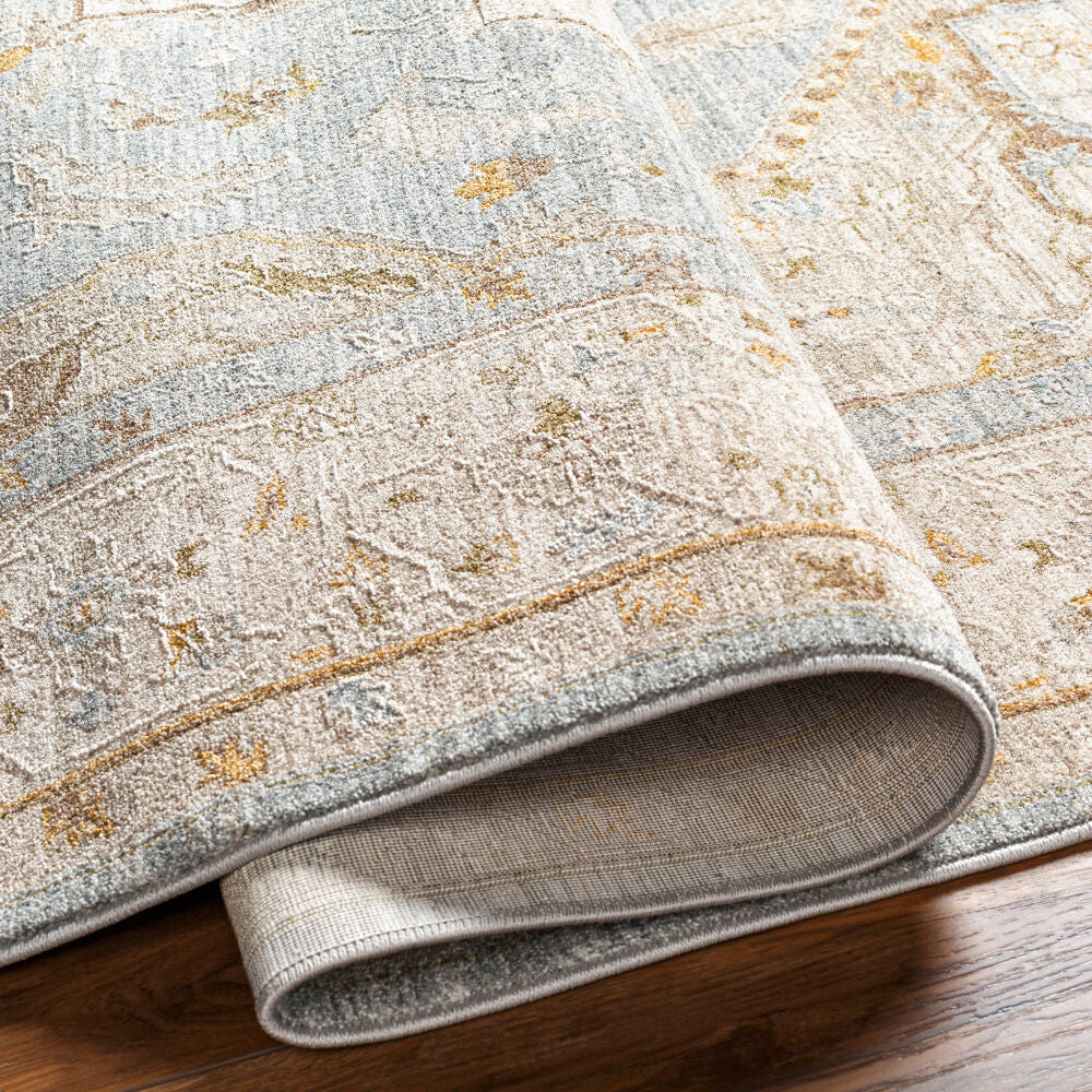 Avant Garde Amber/Taupe Machine Woven Rug AVT-2365 - fold