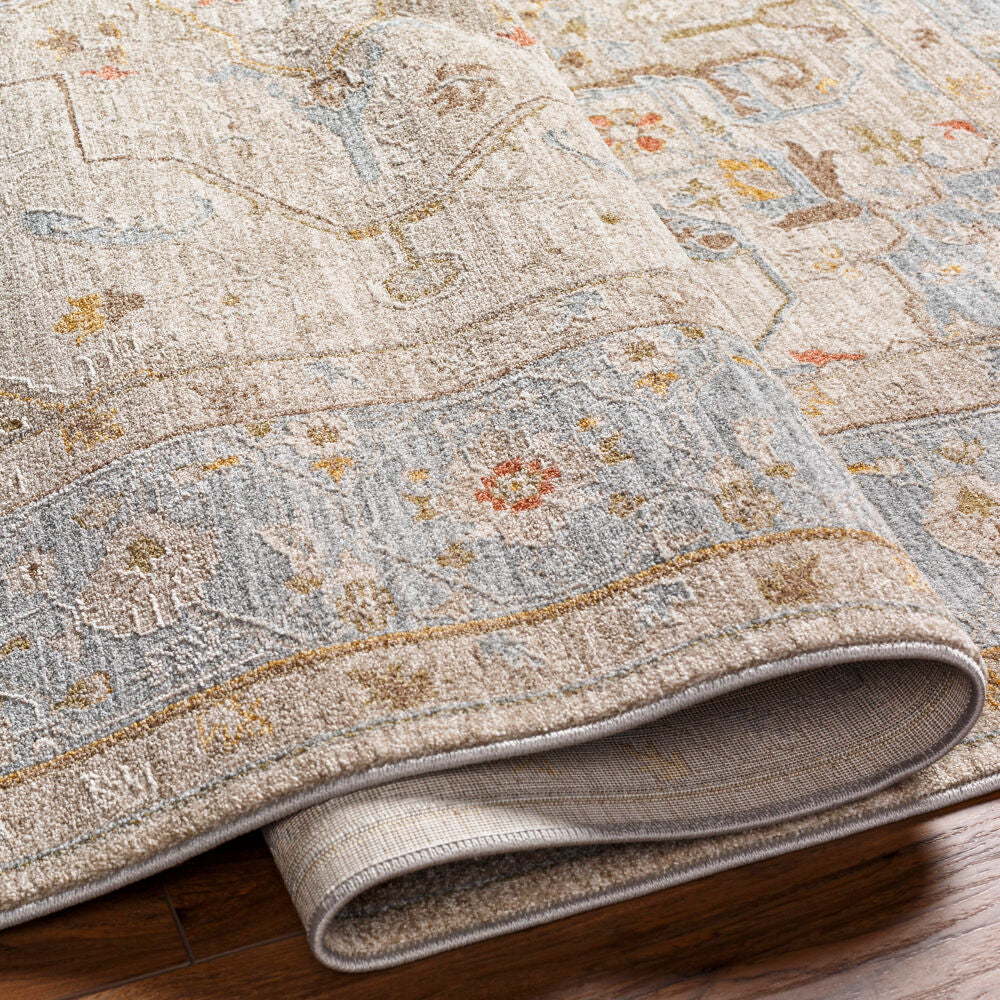 Avant Garde Amber/Taupe Machine Woven Rug AVT-2367 - fold