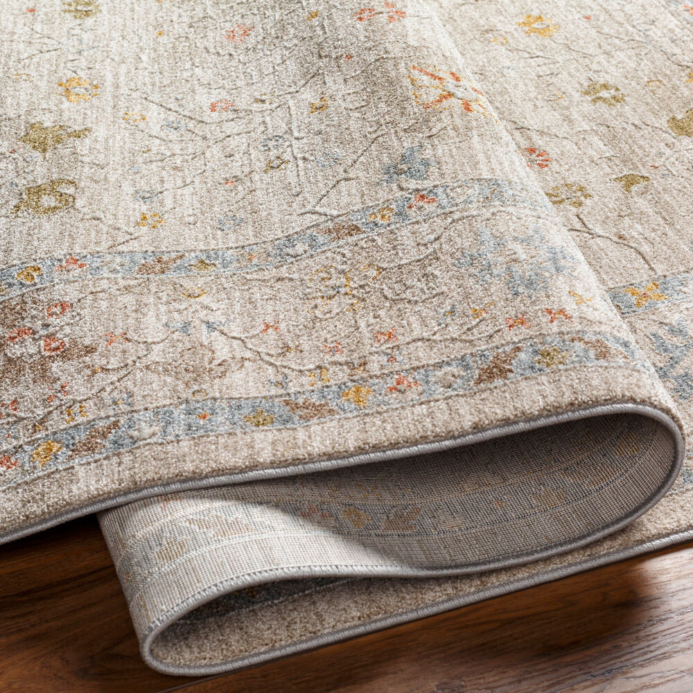 Avant Garde Amber/Taupe Machine Woven Rug AVT-2368 - fold