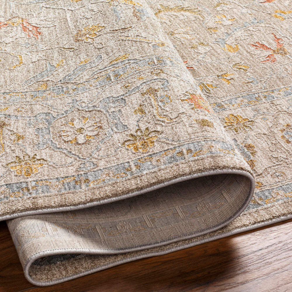 Avant Garde Amber/Taupe Machine Woven Rug AVT-2373 - fold