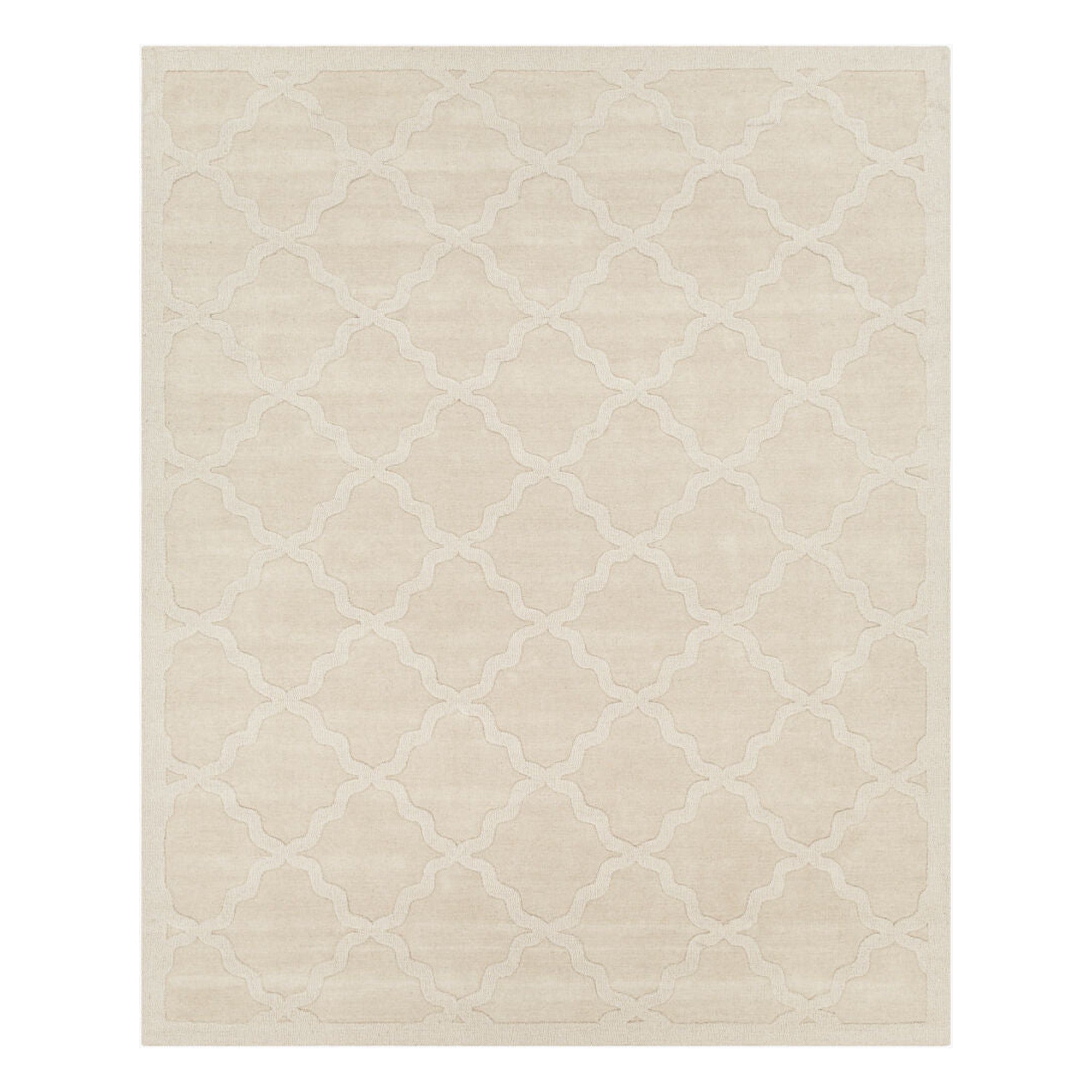 Central Park Beige Handmade Rug - 2'3" x 10'