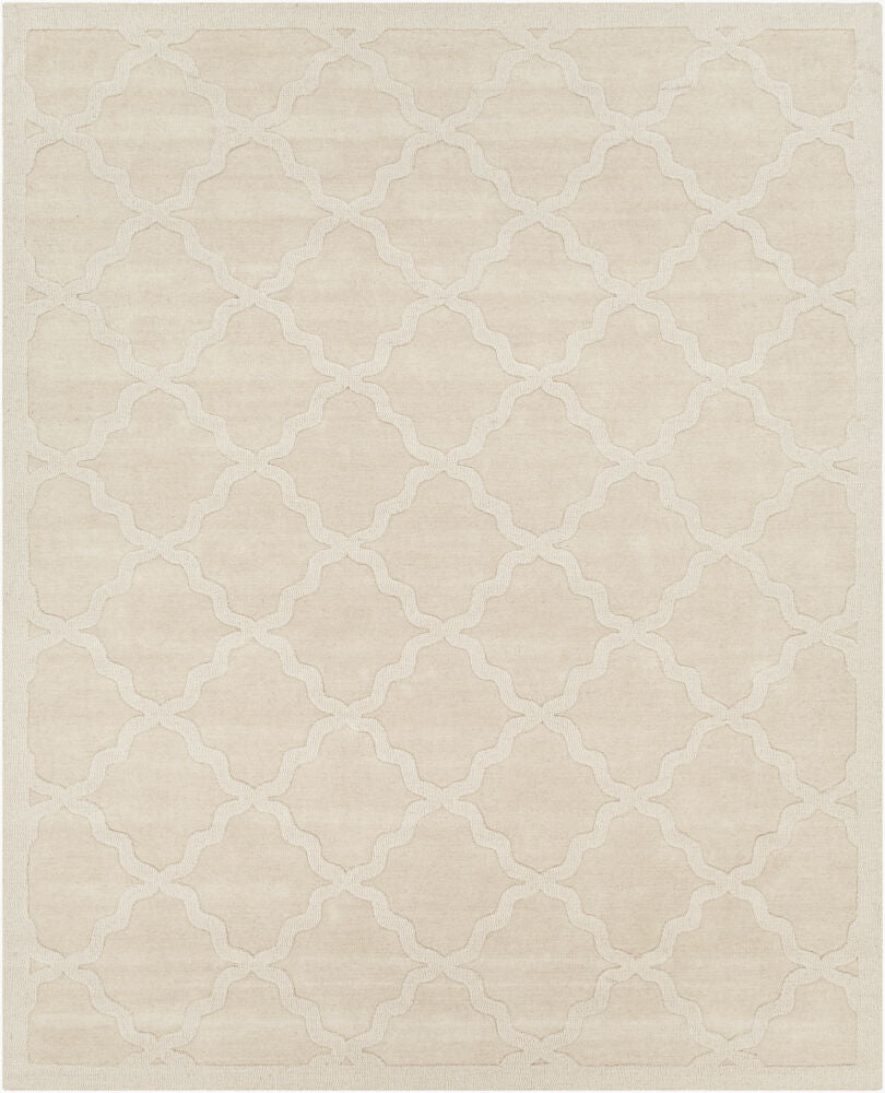 Central Park Beige Handmade Rug - 2'3" x 10'