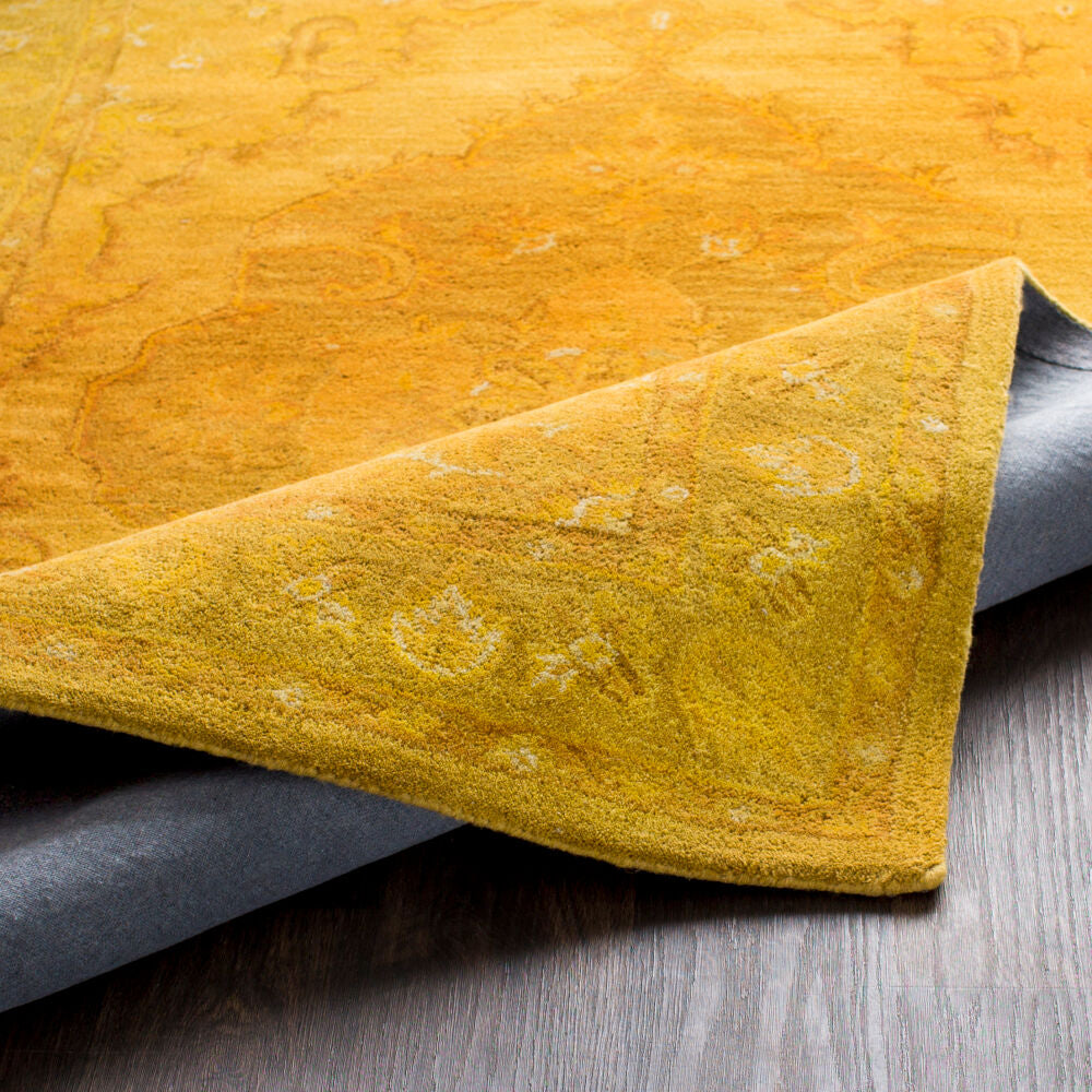 Middleton Brown/Rust Handmade Rug - fold
