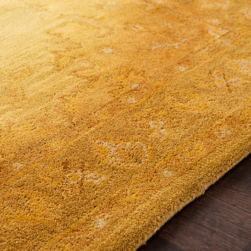 Middleton Brown/Rust Handmade Rug - texture