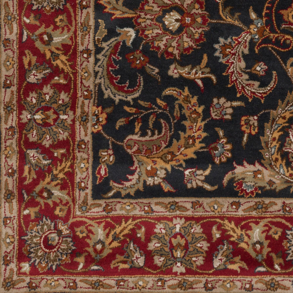 Middleton Amber/Sky Blue Handmade Rug - swatch