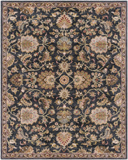 Middleton Burgandy/Taupe Handmade Rug - 2'3" x 10'