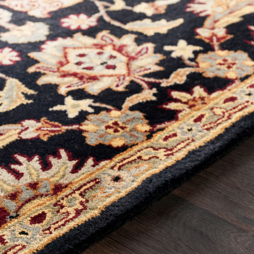 Middleton Beige/Olive Handmade Rug - texture