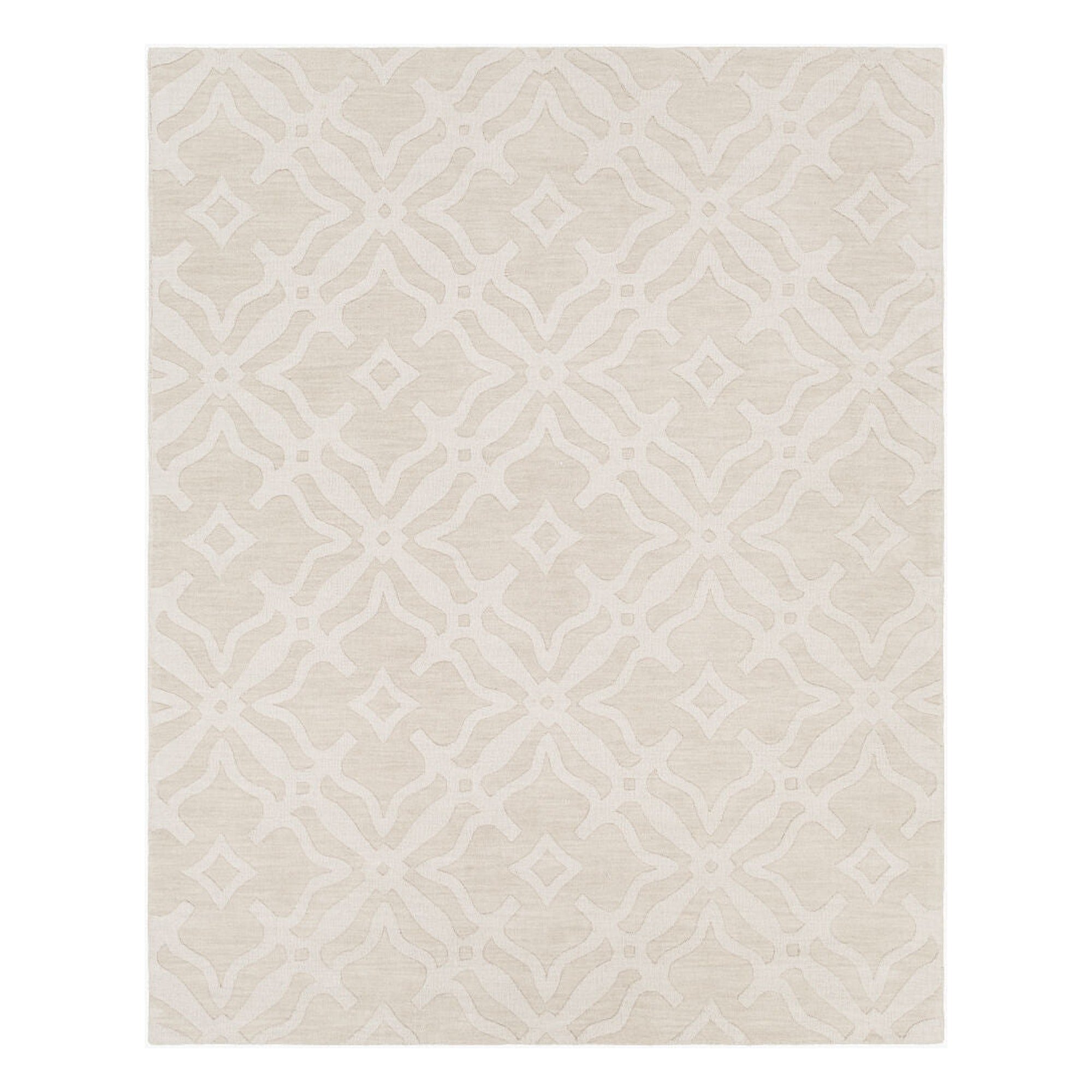 Metro Beige Handmade Rug - 2'3" x 10'