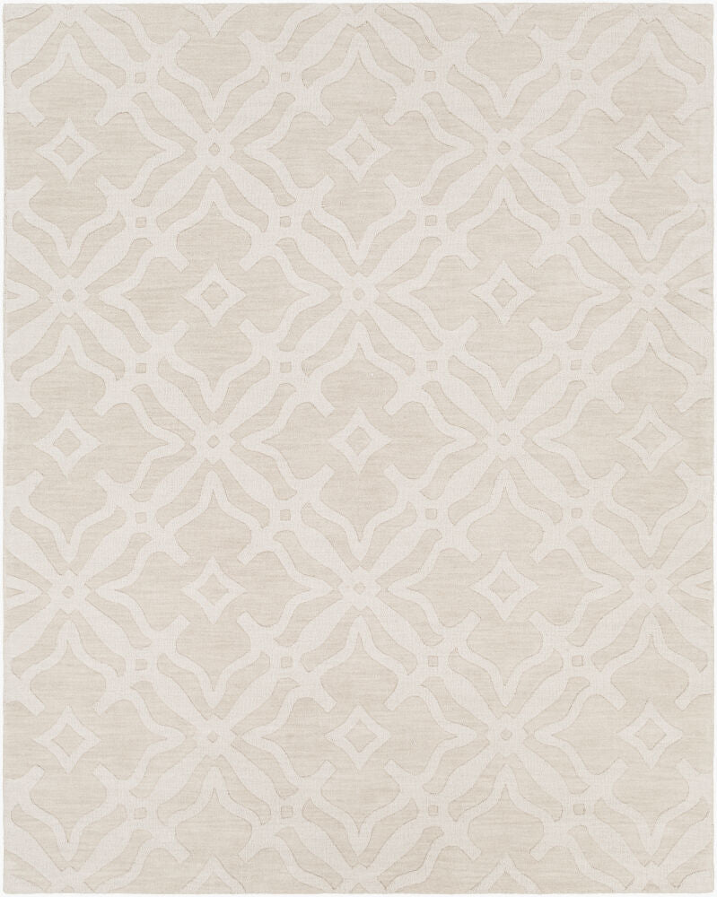 Metro Beige Handmade Rug - 2'3" x 10'