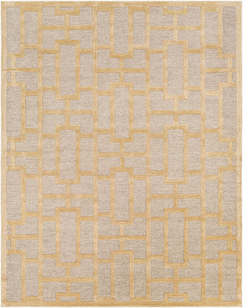 Arise Beige/Light Gray Handmade Rug - 2'3" x 10'
