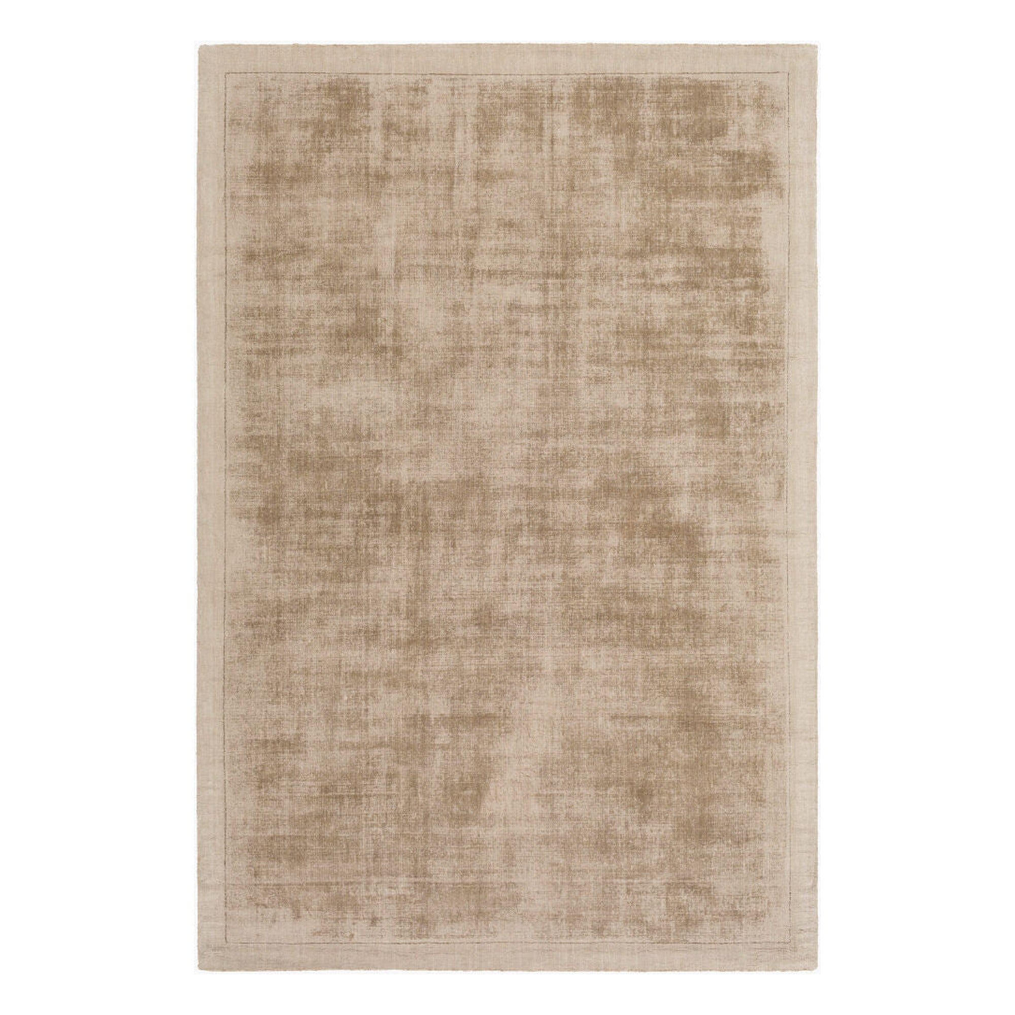 Silk Route Taupe Handmade Rug - 2' x 3'
