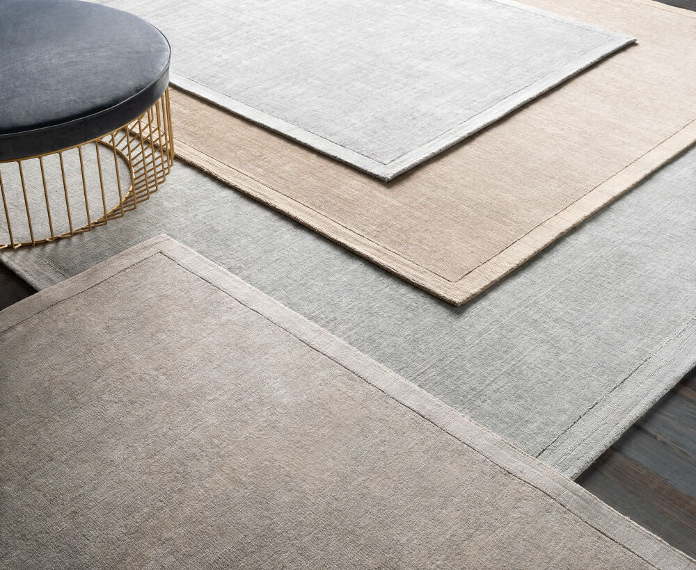 Silk Route Medium Gray Handmade Rug - styleshot