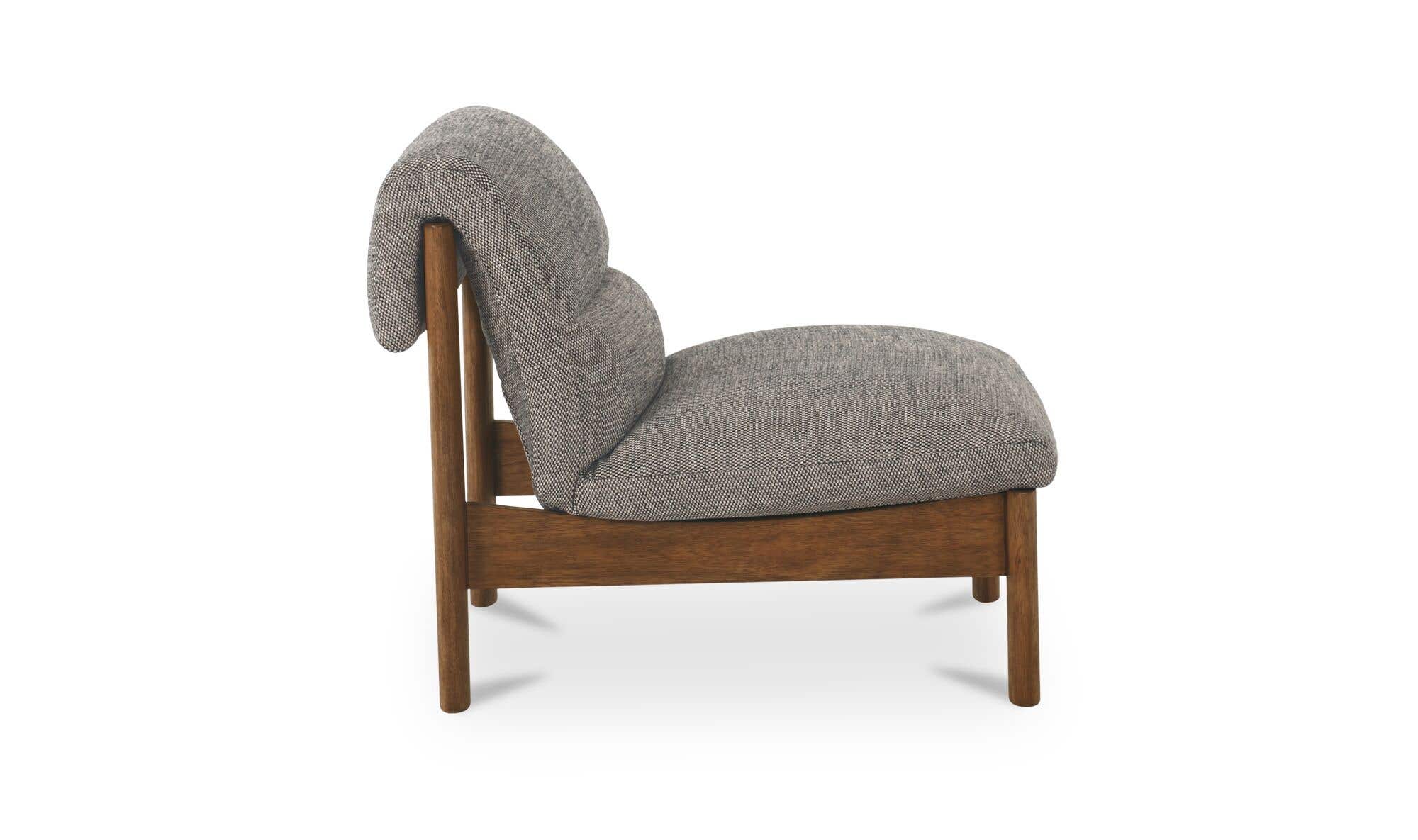 Pierce Accent Chair Flecked Black by Moe's Home Collection - view 9