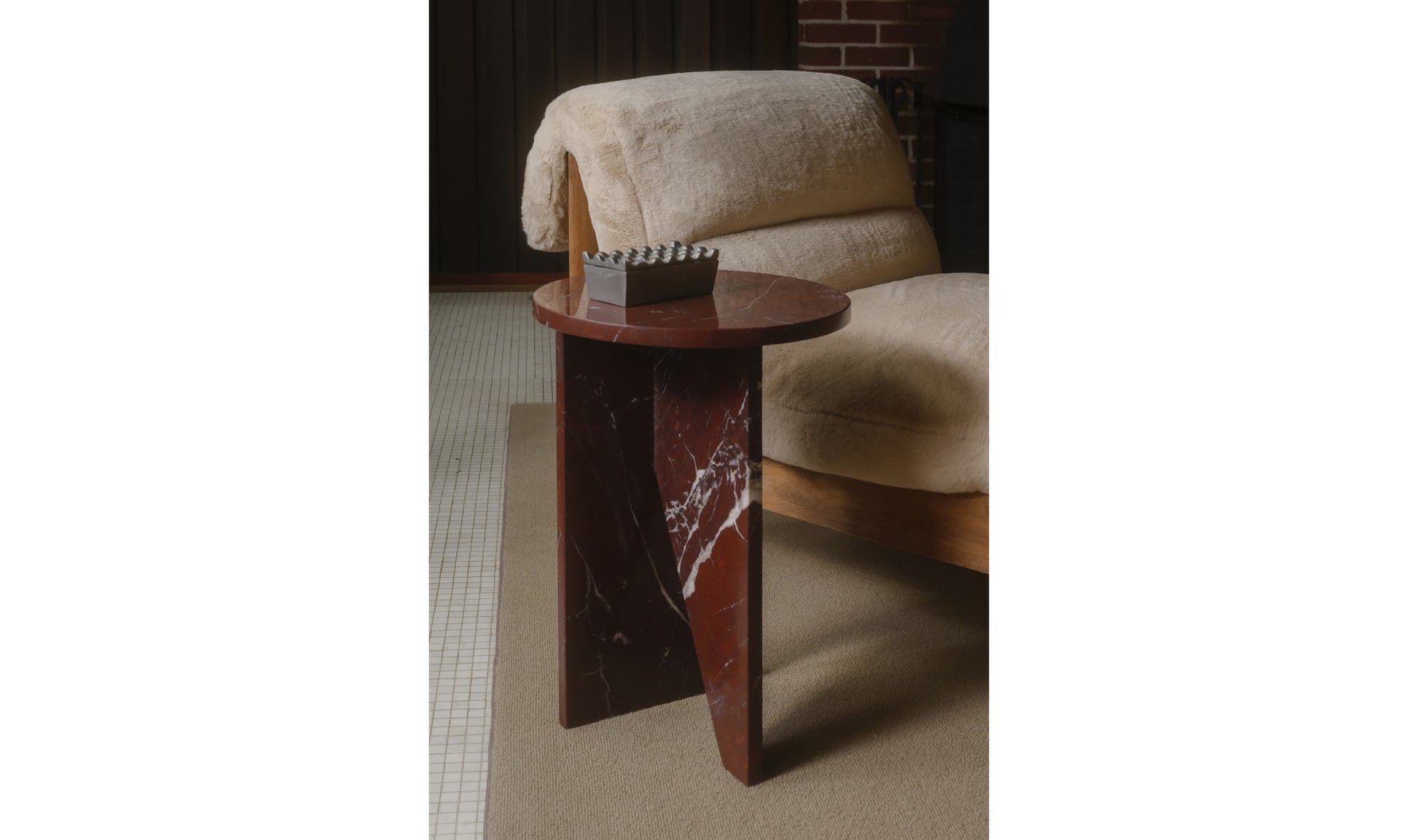 Pierce Accent Chair Faux Fur by Moe's Home Collection - view 9