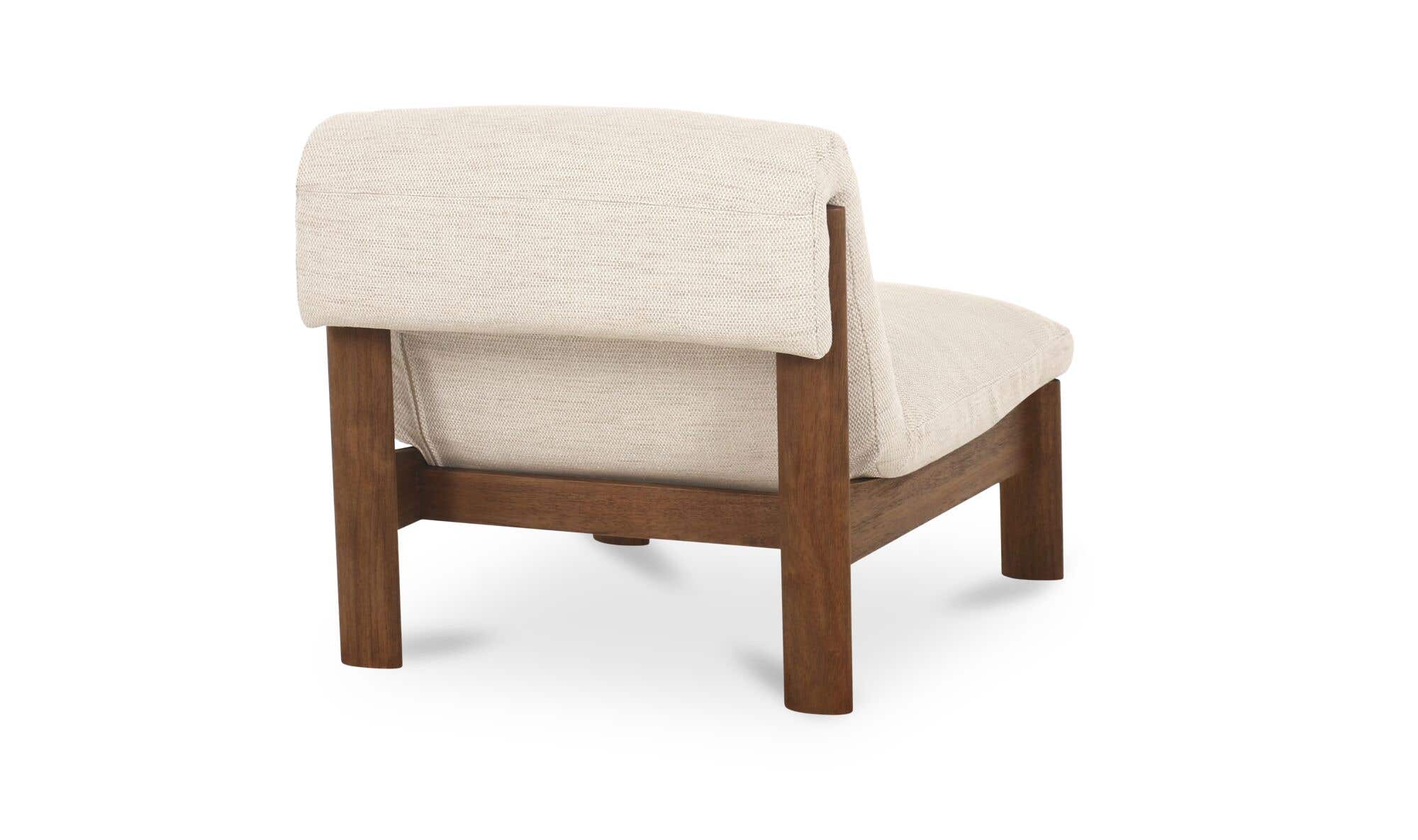 Pierce Accent Chair Flecked Beige by Moe's Home Collection - view 6