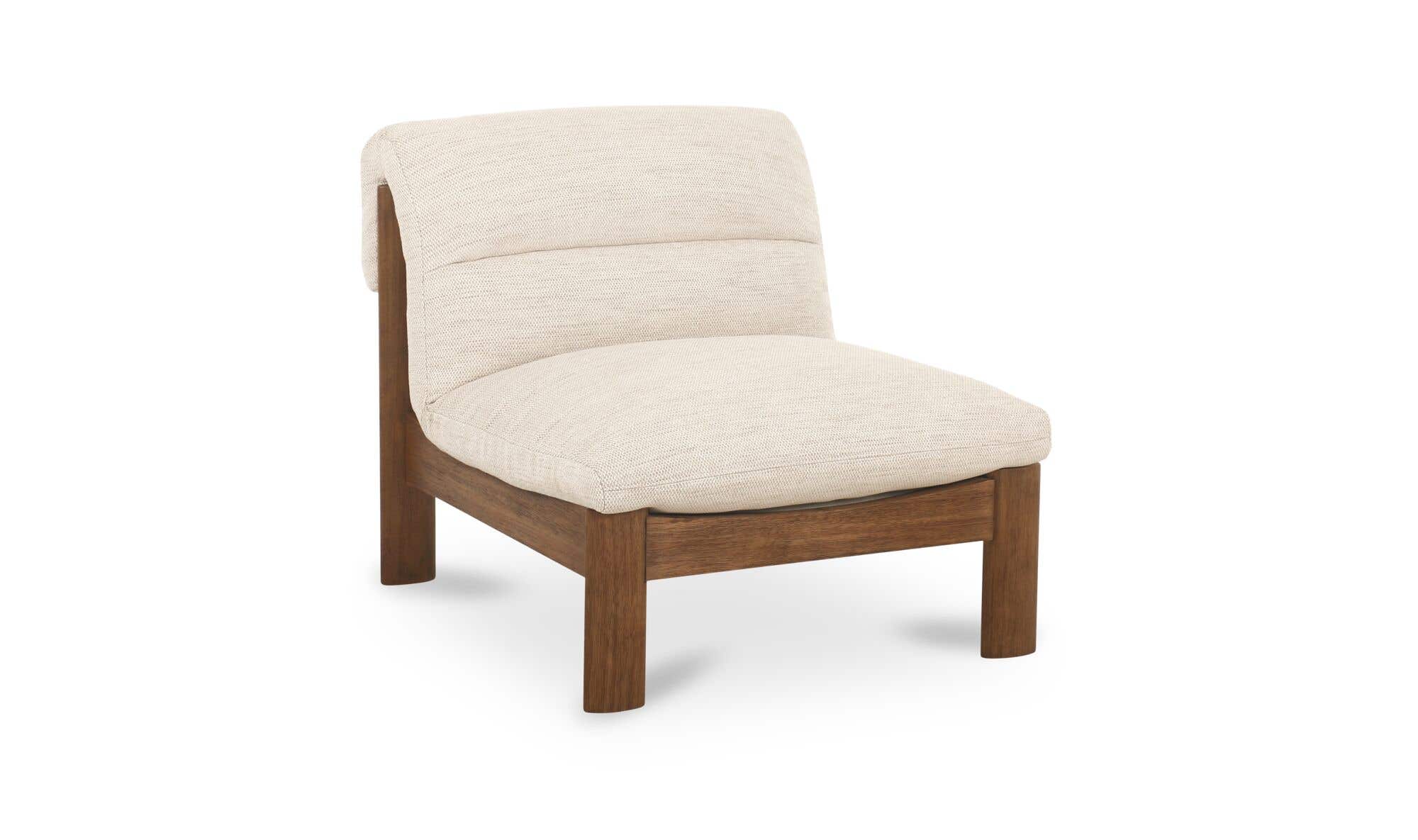 Pierce Accent Chair Flecked Beige by Moe's Home Collection - view 4