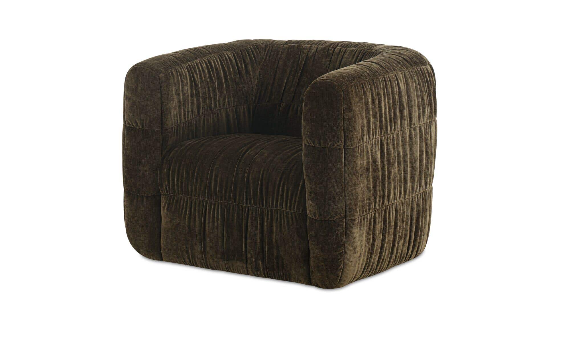 Robson Swivel Chair Dark Green by Moe's Home Collection - view 11