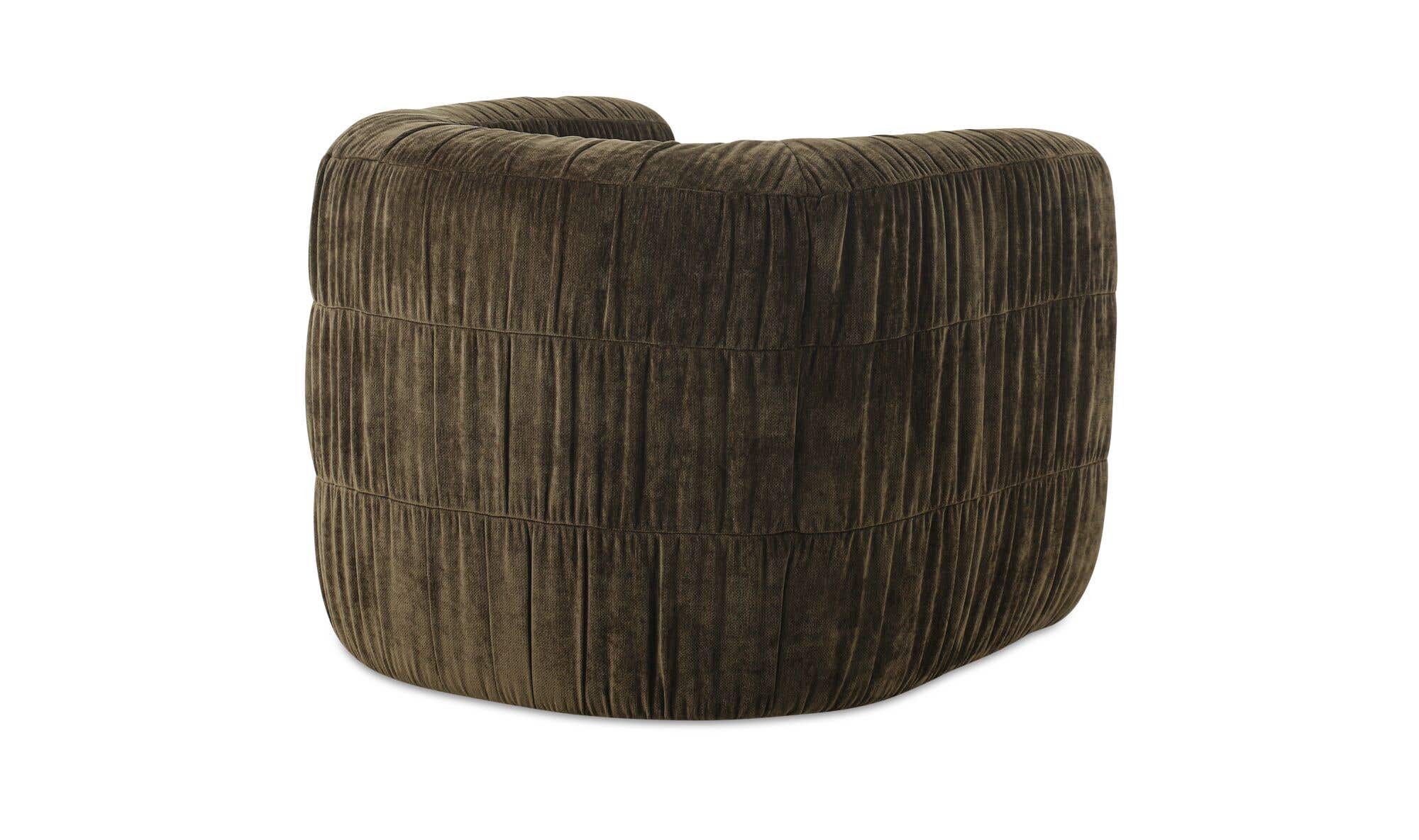 Robson Swivel Chair Dark Green by Moe's Home Collection - view 9