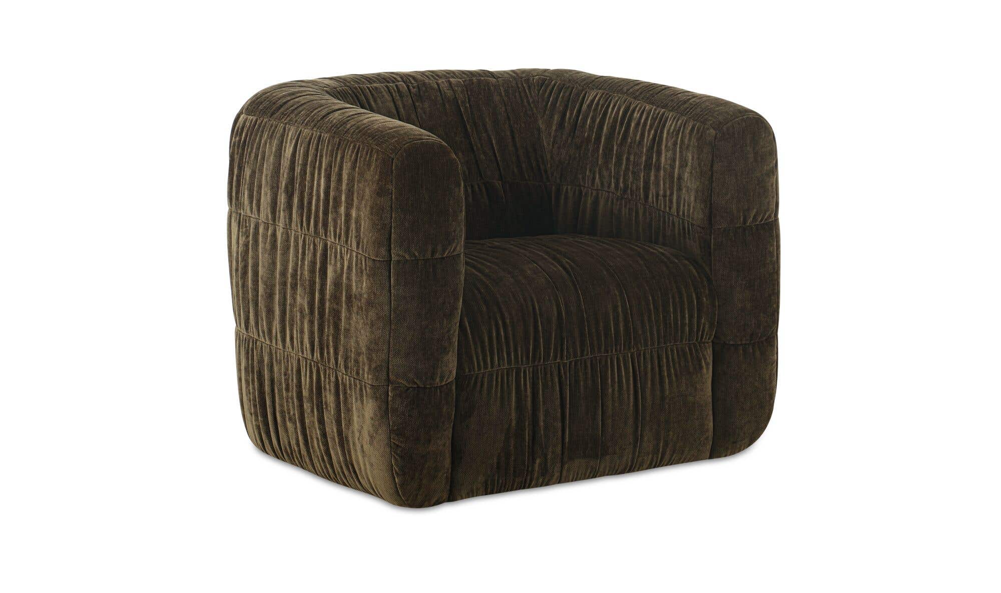Robson Swivel Chair Dark Green by Moe's Home Collection - view 5