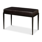 Duke Ridged Iron Bench by Sarreid Ltd