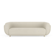 Cocoon Sofa Whisper of Gold 95" by Caracole