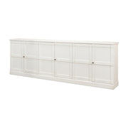 Luciana 6 Wood Dr Buffet,112",Cortina Wh by Sarreid Ltd