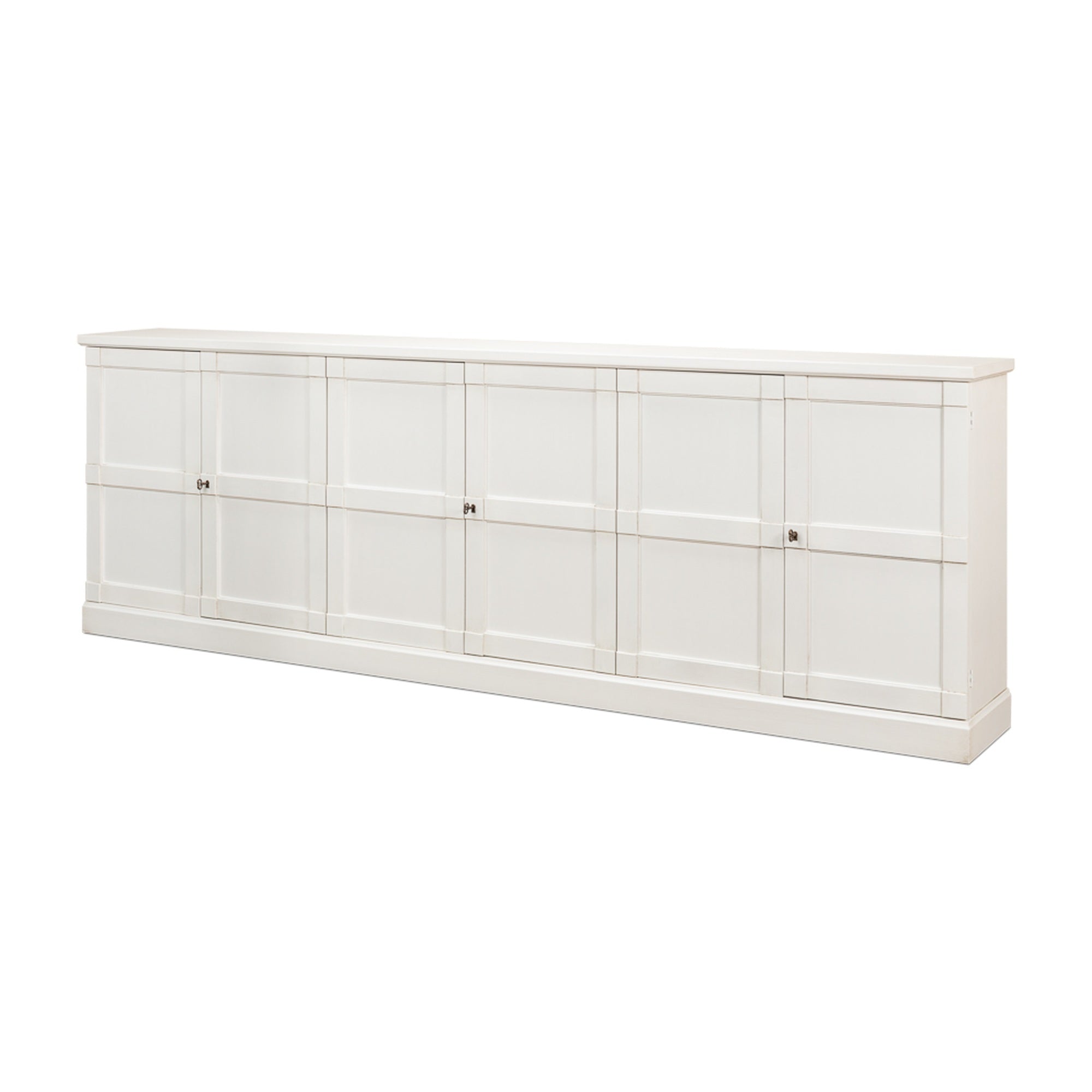 Luciana 6 Wood Dr Buffet,112",Cortina Wh by Sarreid Ltd