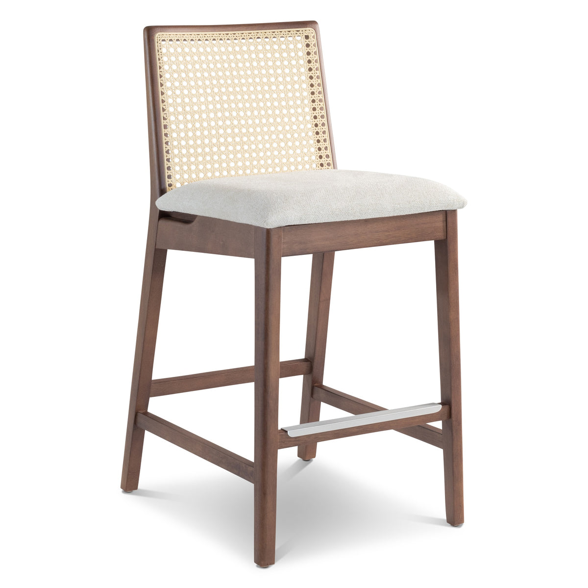 Nardia Cane Counter Stool Nogal, Harvest Natural, Counter Height by Urbia - detail 3