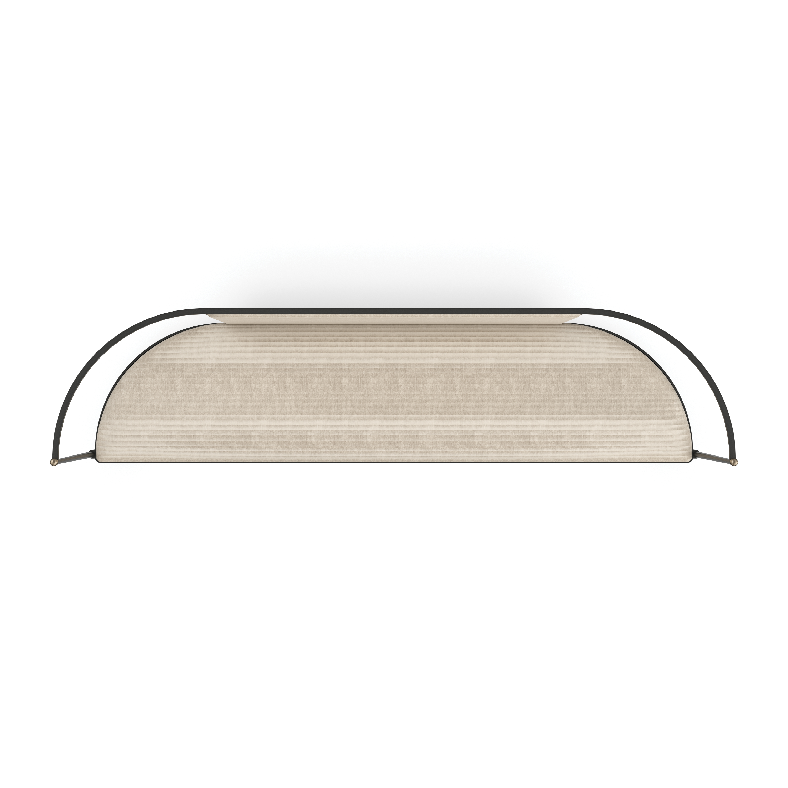 Toulouse Brushed Gold Bench 67" by Caracole - view 6