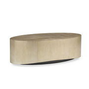 Come Oval Here! Charcoal Coffee Table 56.75" by Caracole